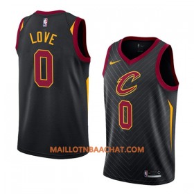 Maillot NBA Cleveland Cavaliers Kevin Love 0 Nike 2017-18 Noir Swingman - Homme